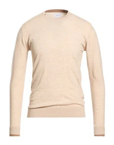 Seinse Man Sweater Beige Size M Recycled Polyester, Polybutylene, Nylon In Sand