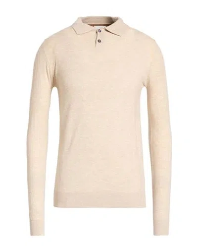 Seinse Man Sweater Beige Size S Recycled Polyester, Nylon, Polybutylene In Sand