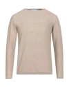 Seinse Man Sweater Beige Size Xxl Cotton In Sand