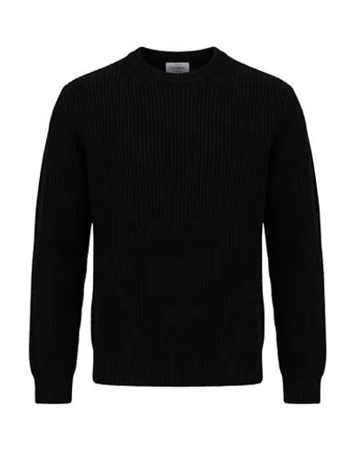 Seinse Man Sweater Black Size M Acrylic, Wool