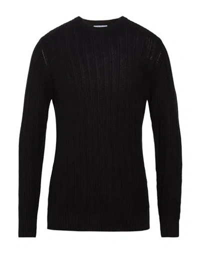 Seinse Man Sweater Black Size S Cotton