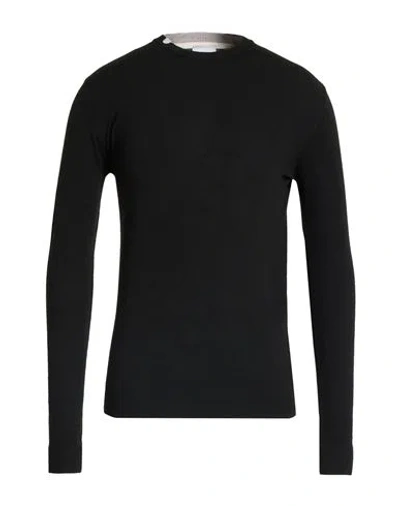 Seinse Man Sweater Black Size S Recycled Polyester, Polybutylene, Nylon
