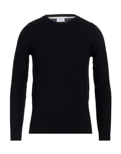 Seinse Man Sweater Black Size S Viscose, Nylon