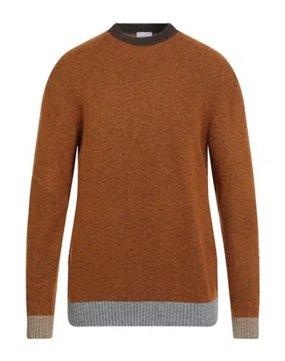 Seinse Man Sweater Camel Size Xl Acrylic, Polyester, Elastane In Sand