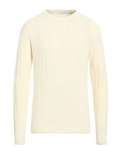 Seinse Man Sweater Ivory Size S Cotton