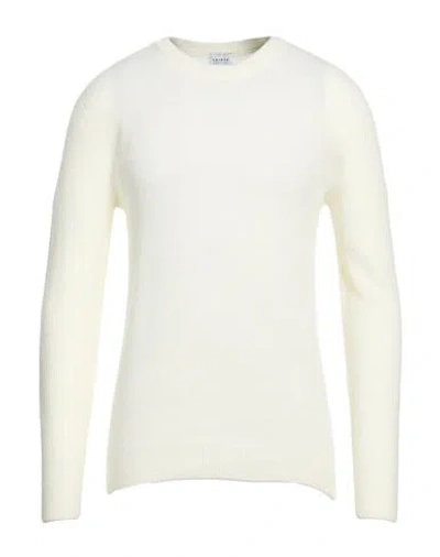 Seinse Man Sweater Ivory Size Xl Acrylic, Polyester, Wool, Viscose In White
