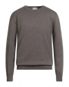 Seinse Man Sweater Light Brown Size Xl Viscose, Nylon In Sand
