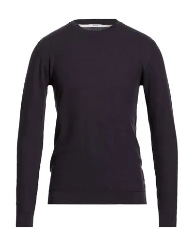 Seinse Man Sweater Midnight Blue Size Xxl Cotton