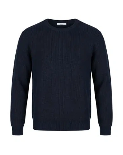 Seinse Man Sweater Navy Size Xxl Viscose, Nylon