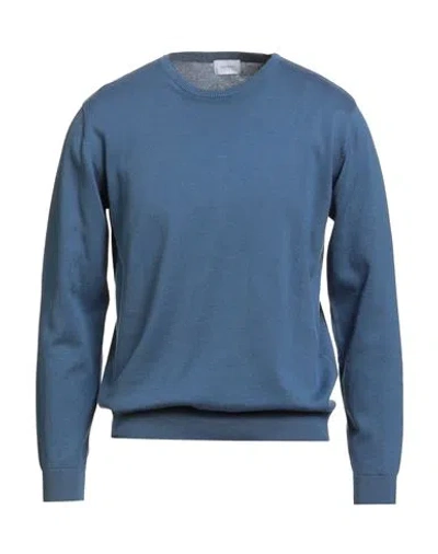 Seinse Man Sweater Pastel Blue Size Xl Cotton