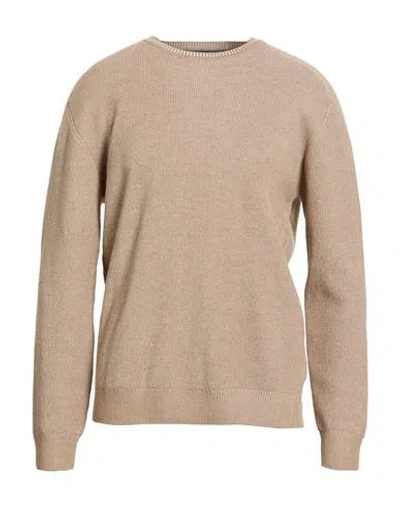 Seinse Man Sweater Sand Size Xl Viscose, Nylon