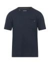 Seinse Man T-shirt Midnight Blue Size Xl Cotton In Blue