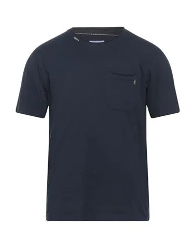 Seinse Man T-shirt Midnight Blue Size Xl Cotton
