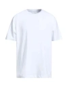 Seinse Man T-shirt White Size Xxl Cotton, Elastane
