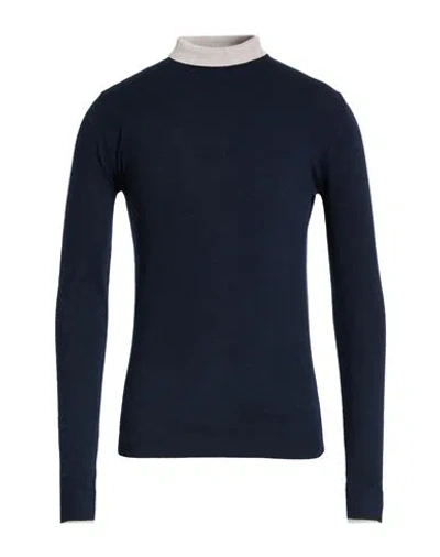 Seinse Man Turtleneck Midnight Blue Size S Recycled Polyester, Nylon, Polybutylene