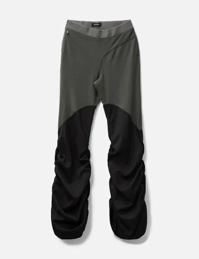 Seivson Two-tone Pants In Black