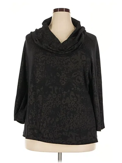 Pre-owned Sejour 3/4 Sleeve T-shirt In Black