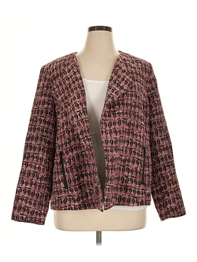 Pre-owned Sejour Blazer Jacket In Burgundy