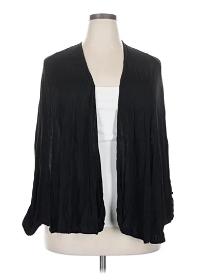 Pre-owned Sejour Cardigan Sweater In Black