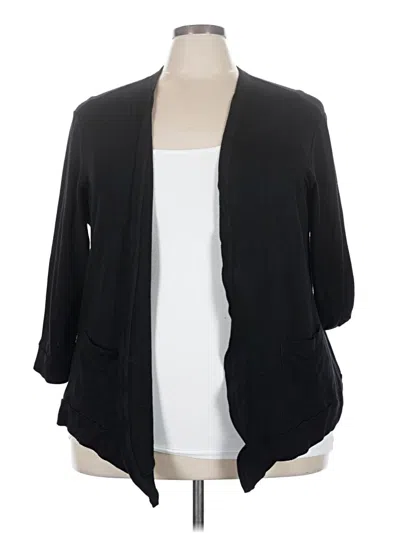 Pre-owned Sejour Cardigan Sweater In Black