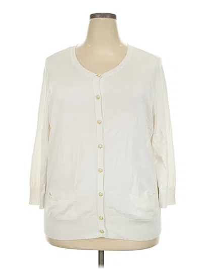 Pre-owned Sejour Cardigan Sweater In Ivory