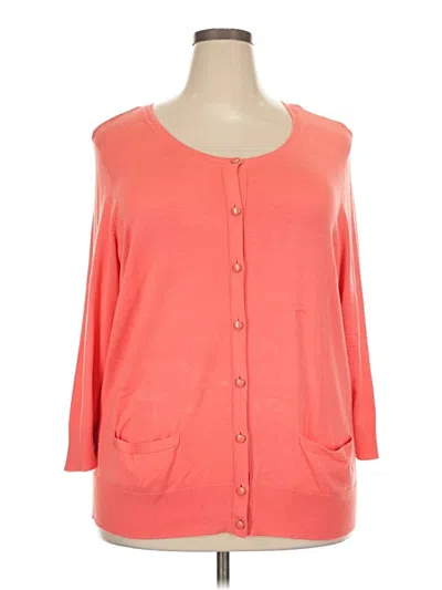 Pre-owned Sejour Cardigan Sweater In Orange