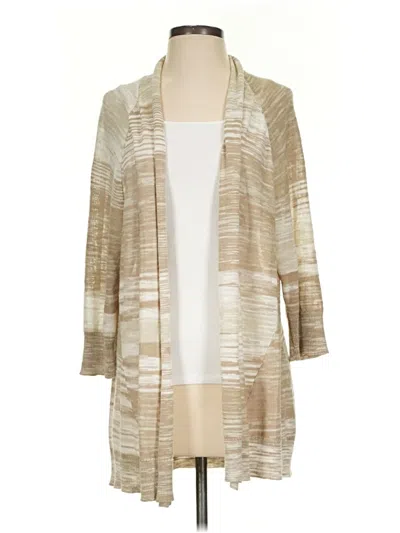 Pre-owned Sejour Cardigan Sweater In Tan