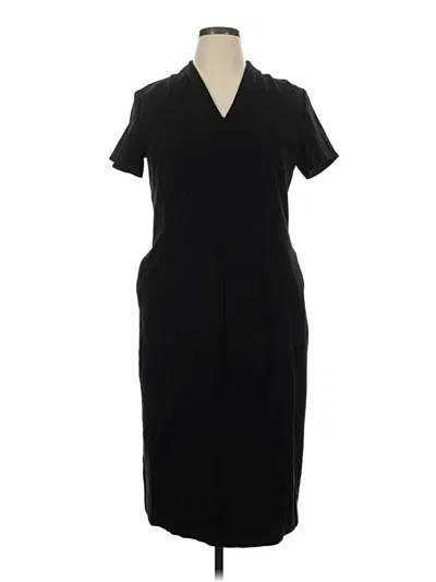 Pre-owned Sejour Casual Dress In Black