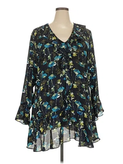 Pre-owned Sejour Casual Dress In Blue
