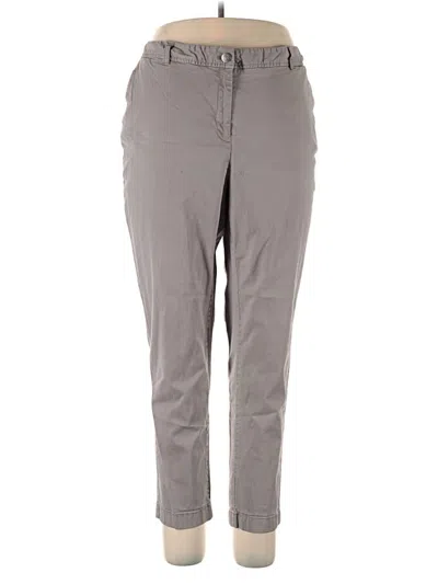 Pre-owned Sejour Casual Pants In Gray