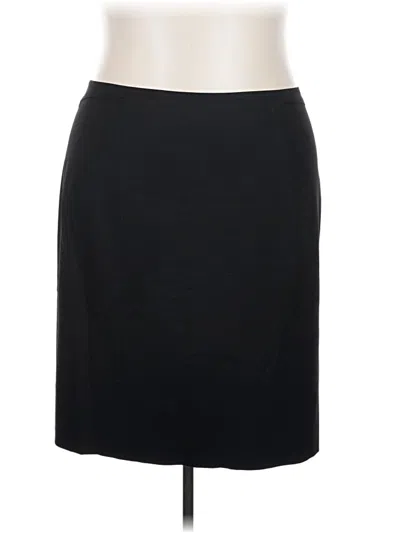 Pre-owned Sejour Formal Skirt In Black