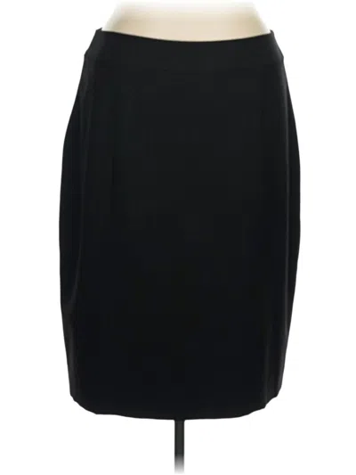 Pre-owned Sejour Formal Skirt In Black