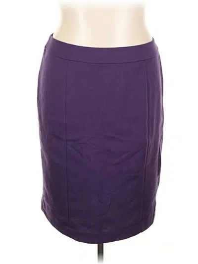 Pre-owned Sejour Formal Skirt In Purple