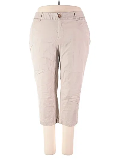 Pre-owned Sejour Khaki Pant In Gray