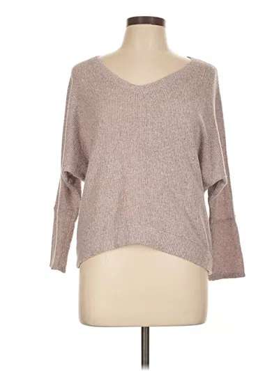 Pre-owned Sejour Pullover Sweater In Tan