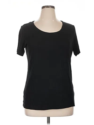 Pre-owned Sejour Short Sleeve T-shirt In Black