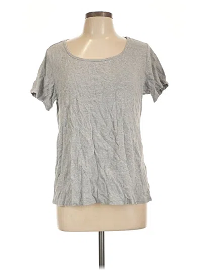 Pre-owned Sejour Short Sleeve T-shirt In Gray