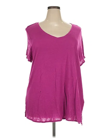 Pre-owned Sejour Short Sleeve T-shirt In Purple