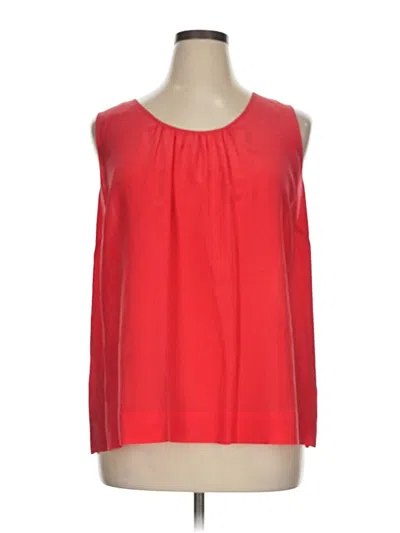 Pre-owned Sejour Sleeveless Blouse In Red