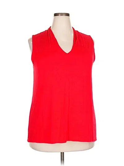 Pre-owned Sejour Sleeveless T-shirt In Red