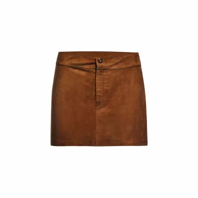 Sel Women's Brown Smoker Skirt