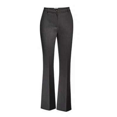 Sel Women's Palazzo Grey Melange Pants