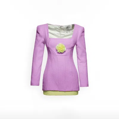 Sel Women's Pink / Purple Ms. Grainge Dress In Pink/purple