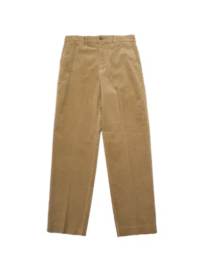Selected 220 Corduroy Loose Trousers In Brown