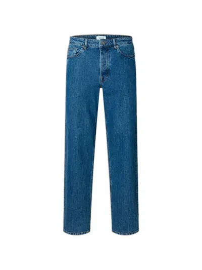 Selected 220 Loose-fit Jeans In Blue