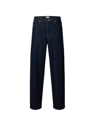 Selected 220 Loose-fit Jeans In Blue