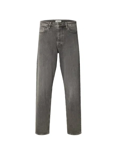 Selected 220 Loose-fit Jeans In Gray