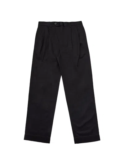 Selected Adam Pleat Button Trousers In Multi