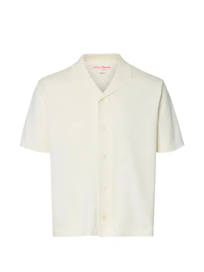 Selected Artwork Short-sleeve Shirt In White