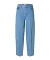 Selected Belt Loop Jeans In Blue